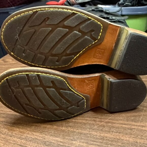 Dr. Martens Black Leather Jolie Biker Boots - SZ 8.5 - Picture 8 of 10